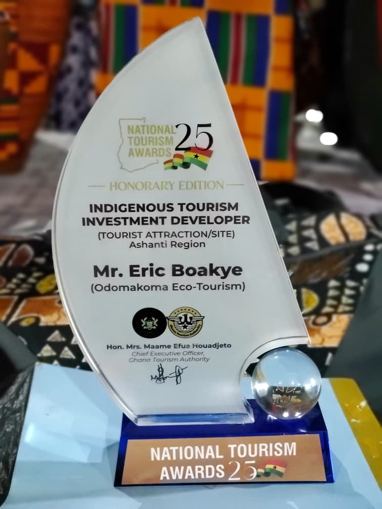 National Tourism Award presented to Odomankoma Kente Weaving and Cultural Village for Indigenous Tourism Investment Development in Ashanti Region